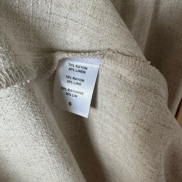 Rachel Pally Linen Romi Dress in Natural in Size Small - Picture 8 of 9